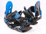 Fixations de snowboard M L NITRO FREESTYLE CUSTOM noir/bleu, Envoi, Utilisé, Fixations