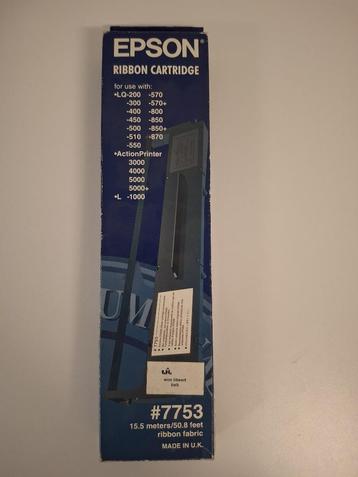 Originele Epson Ribbon Cartridge 7753 – Nieuw in verpakking beschikbaar voor biedingen