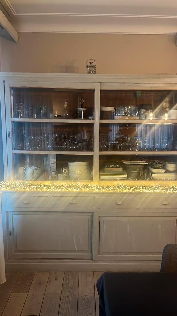 Kast teak, Huis en Inrichting, Kasten | Buffetkasten, Gebruikt, 200 cm of meer, 200 cm of meer, 50 tot 75 cm, Met lade(s), Met deur(en)