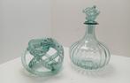 carafe de vaisselle d'art en verre unique, Antiquités & Art, Antiquités | Verre & Cristal, Enlèvement ou Envoi