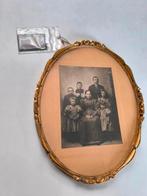 Ovale vergulde houten fotolijst, Ophalen of Verzenden