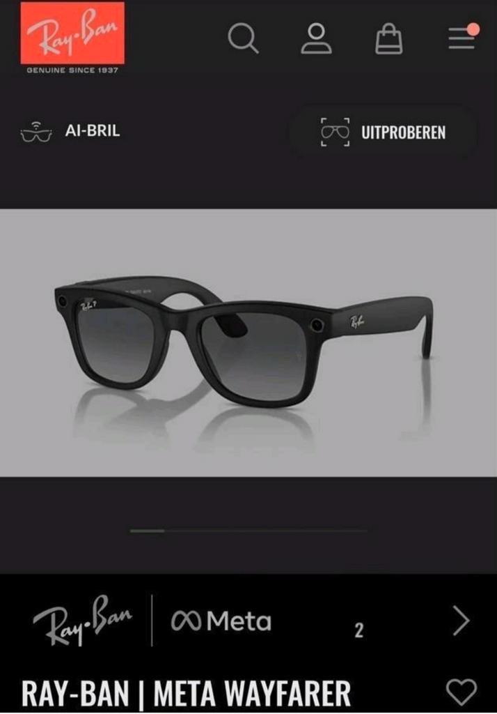 Ray-Ban Wayfarer, Handtassen en Accessoires, Zonnebrillen en Brillen | Heren, Bril, Ray-Ban, Zwart, Ophalen of Verzenden