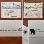 Affiche Scolaire CEDA / HATIER « Héron / Grenouille » (1989), Enlèvement ou Envoi
