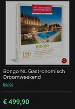 Bongo Bon Gastronomisch Droomweekend 500€, Tickets en Kaartjes