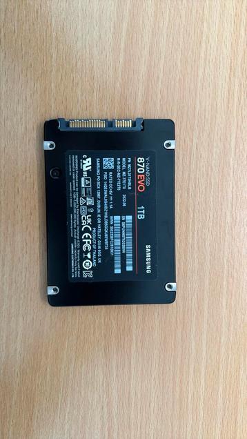 SSD Samsung 870 evo 1 TB beschikbaar voor biedingen