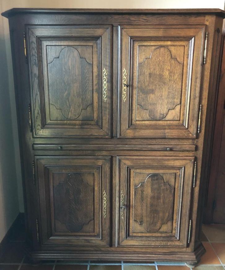 Eikenhouten barkast, Antiek en Kunst, Antiek | Meubels | Kasten, Ophalen