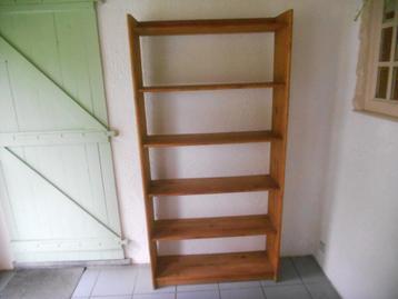 planken - boekenkast (gemaakt van grenen) 6 verdiepingen. beschikbaar voor biedingen