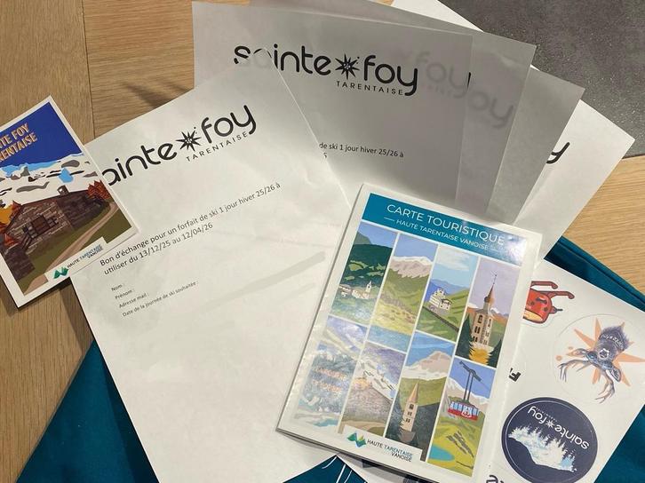 5 Forfaits ski 1jour hiver 25/26 Sainte-Foy-Tarentaise à 50%, Tickets en Kaartjes, Sport | Overige