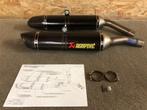 Akrapovic Carbon uitlaten Yamaha YZF-R1 YZFR1 R1 2007 2008, Motoren, Ophalen of Verzenden, Gebruikt