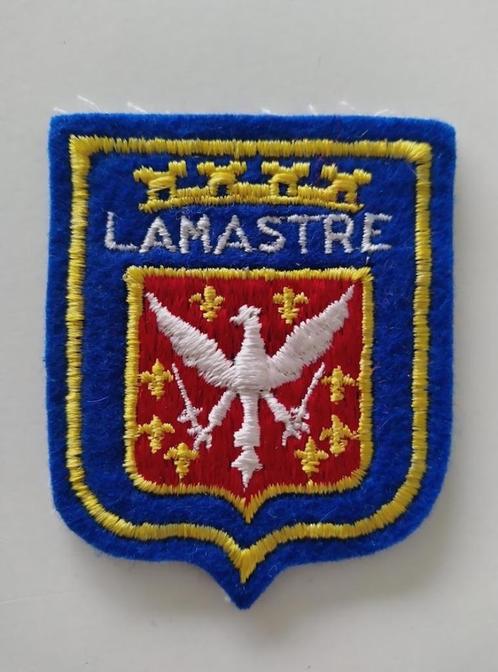 Ecusson / Patch Vintage - Lamastre - France, Collections, Broches, Pins & Badges, Comme neuf, Bouton, Ville ou Campagne, Enlèvement ou Envoi