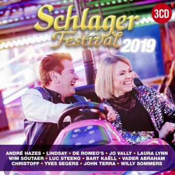 1023 - SCHLAGER FESTIVAL - 2019 - 3CD/BOX - NIEUW, Envoi, Neuf, dans son emballage, En néerlandais