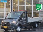 Ford Transit 165pk Open laadbak Dubbellucht Pritsche Trekhaa, Auto's, Bestelwagens en Lichte vracht, 1995 cc, 4 cilinders, Lederen bekleding