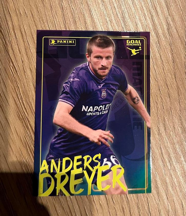 Panini pro league 24/25 Goalmachine nr 2 Anders Dreyer, Hobby en Vrije tijd, Stickers en Plaatjes, Nieuw, Plaatje, Ophalen of Verzenden