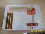 blikken, sigarenblikje agio junior tip, Verzamelen, Ophalen of Verzenden, Gebruikt, Overige, Overige merken
