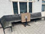 bancs de patio encore décents, Comme neuf, 30 à 60 cm, Enlèvement, 100 cm ou plus