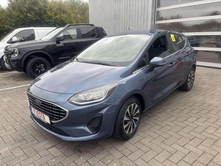 Ford Fiesta EcoBoost Titanium 1.0 100 PK M6 (bj 2022), Auto's, Ford, Te koop, Fiësta, Airbags, Airconditioning, Bluetooth, Boordcomputer