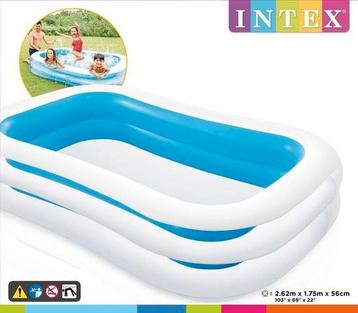 Intex Swim familie zwembad 262x175x56cm - NIEUW en ongeopend beschikbaar voor biedingen
