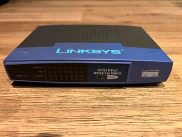 Commutateur Linksys 8 ports 10/100 Mbit/s, Enlèvement ou Envoi, Utilisé