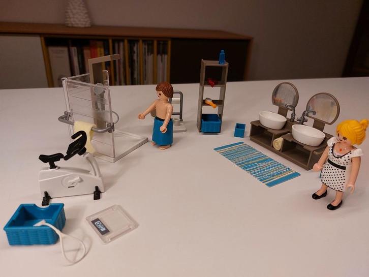 La salle de bain Playmobil, Kinderen en Baby's, Speelgoed | Playmobil, Zo goed als nieuw, Complete set, Ophalen