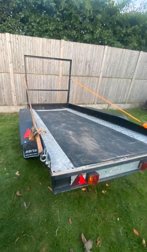Ongeremde oprijtrailer: quad, beachbuggy, John Deere Gator, Auto diversen, Aanhangers en Bagagewagens, Zo goed als nieuw, Ophalen