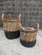 Verschillende rieten manden, Huis en Inrichting, Woonaccessoires | Schalen en Manden, Mand, Rond, Ophalen of Verzenden, Zo goed als nieuw