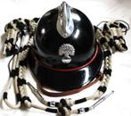 ~~ Belgische Politiehelm met Vuurkoord en Schouderstukken ~~, Ophalen of Verzenden, Rijkswacht, Helm of Baret