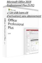 Microsoft Office 2019 Professional Plus (5 stuks)  USB-stic, Computers en Software, Ophalen of Verzenden, Nieuw, Word, Windows