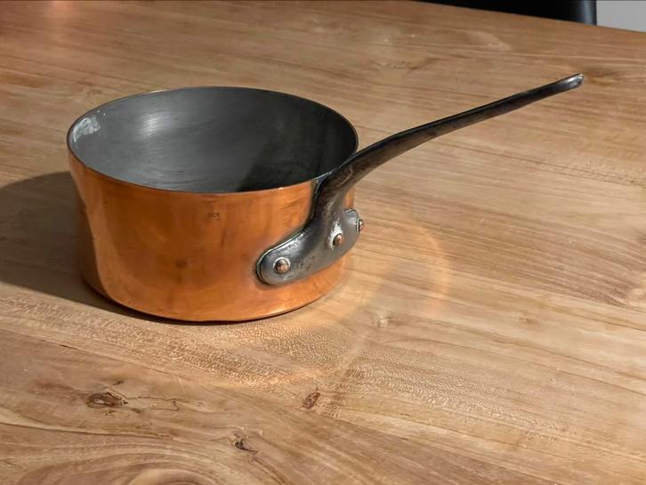 Luxe koperen kookgereedschap van Falk Belgium, Huis en Inrichting, Keuken | Potten en Pannen, Zo goed als nieuw, Ophalen