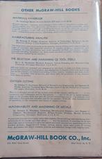 Tool engineers handbook, Boeken, Ophalen of Verzenden
