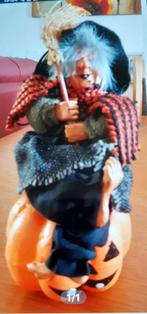 Sorcière citrouille 19cm, Enlèvement ou Envoi, Comme neuf