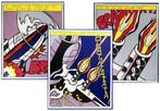 Roy Lichtenstein - Triptiek - "As I opened Fire...", Antiek en Kunst, Verzenden