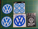 Lot 8x stickers VW Volkswagen logo - Motorsport, Ophalen of Verzenden