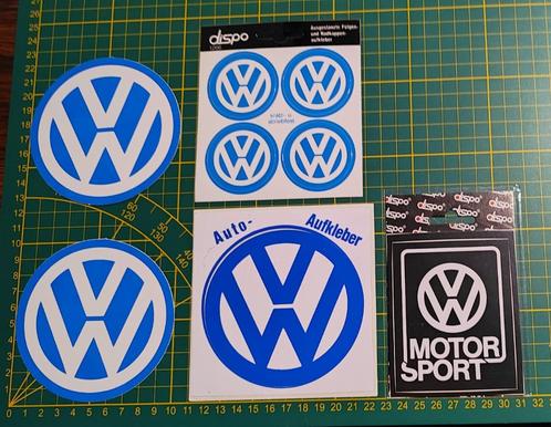 Lot 8x stickers VW Volkswagen logo - Motorsport, Verzamelen, Stickers, Ophalen of Verzenden