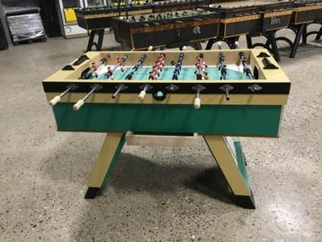 Gerestaureerd groene jupiter 6 kickertafel sjotter beschikbaar voor biedingen