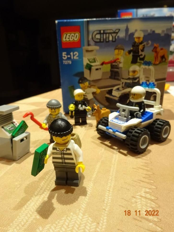 Lego City 7279 Mini-figuurcollectie: overval op geldautomaat, Kinderen en Baby's, Speelgoed | Duplo en Lego, Lego, Complete set