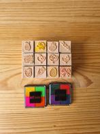 stempels Thema lente Pasen, Hobby & Loisirs créatifs, Estampage, Enlèvement ou Envoi, Utilisé, Estampe en bois