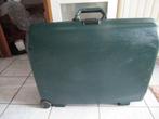 Valise verte à roulette Samsonite H. 81 cm bon état, 70 cm ou plus, Plastique dur, Enlèvement, Utilisé
