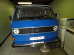oltimer volkwagen minibus T3 - 1980 - 49.774 km.prijsdaling., 7 places, Cuir, Bleu, Propulsion arrière