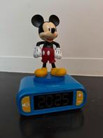 Mickey Mouse 3D-wekker met nachtlampje en geluiden, Elektronische apparatuur, Ophalen, Zo goed als nieuw
