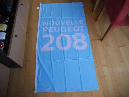 vlag "la nouvelle Peugeot 208", Collections, Marques & Objets publicitaires, Neuf, Panneau publicitaire, Enlèvement ou Envoi