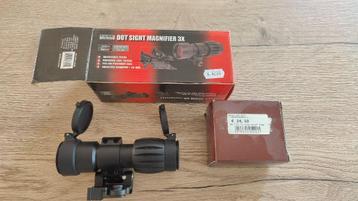 Swiss Arms: Dot shight flip-up magnifier 3x beschikbaar voor biedingen