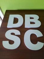 houten letters B, C, D en S, Ophalen of Verzenden, Nieuw