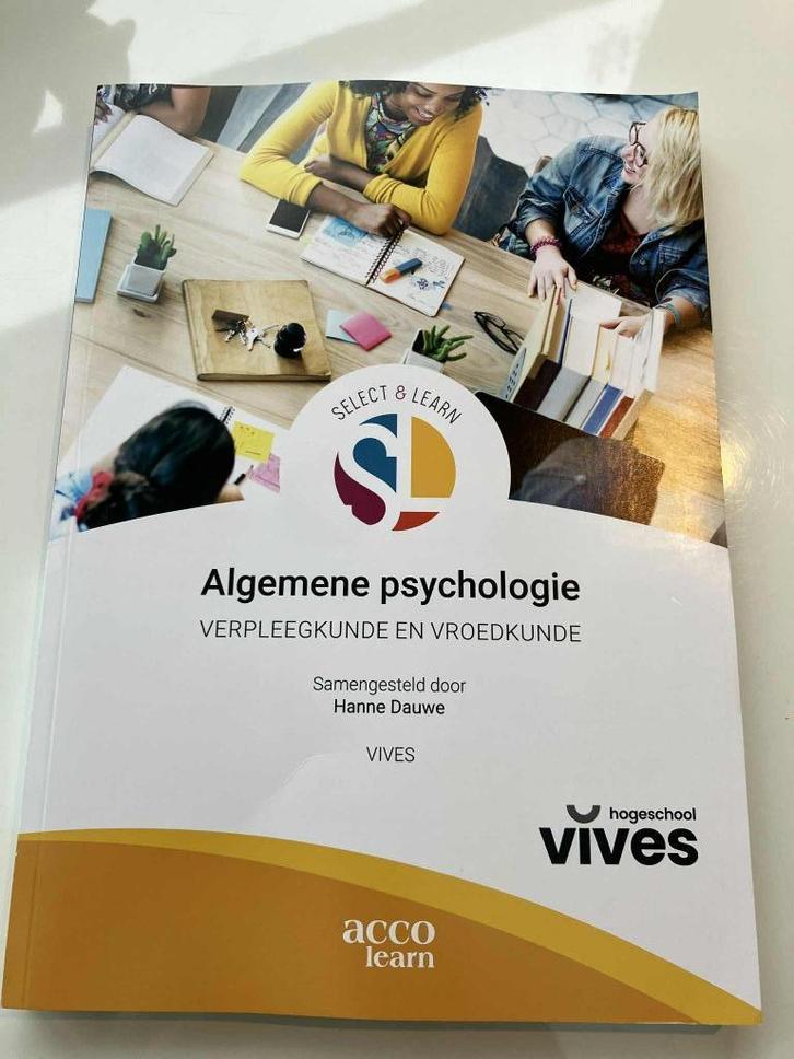 Cursus 'Algemene psychologie - verpleegkunde en vroedkunde, Boeken, Overige Boeken, Nieuw, Ophalen of Verzenden