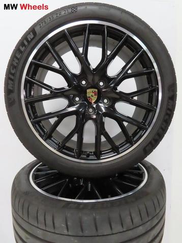 Porsche Panamera 971 velgen 21 inch sport design zomerbanden beschikbaar voor biedingen