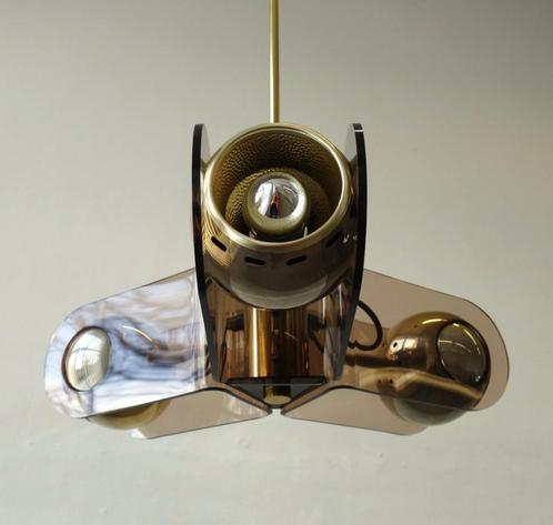 Vintage hanglamp Mid-Century Space Age lamp Sarfatti Insta, Huis en Inrichting, Lampen | Hanglampen, Gebruikt, Ophalen of Verzenden