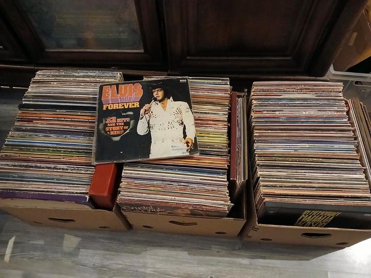 Lot +/- 450 vinyl platen, Cd's en Dvd's, Vinyl | Pop, Ophalen