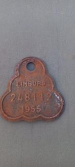 Fietsplaat 1955 Limburg, Ophalen