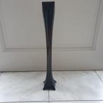 Zwarte glazen vaas, Huis en Inrichting, Woonaccessoires | Vazen, Ophalen, 50 tot 75 cm, Zwart, Glas