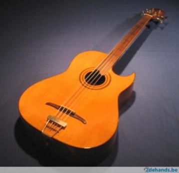 akoestische fretless bas, Muziek en Instrumenten, Snaarinstrumenten | Gitaren | Bas, Ophalen, Gebruikt, Akoestisch