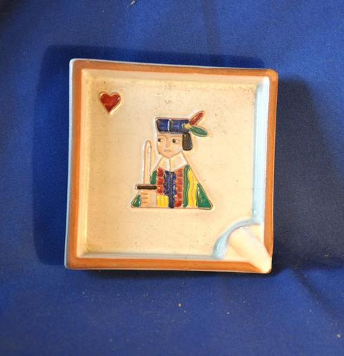 cendrier valet de coeur  sars la bruyère (4), Antiek en Kunst, Antiek | Keramiek en Aardewerk, Ophalen of Verzenden